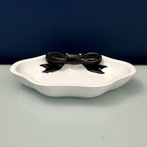New Viral Black Bow Ring Dish